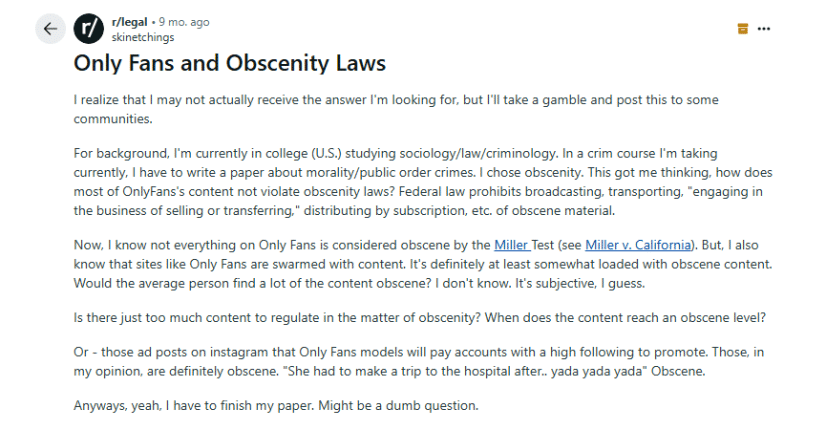 Recent Controversies On OnlyFans
